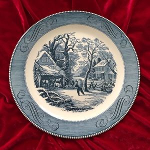 Currier and Ives Platter